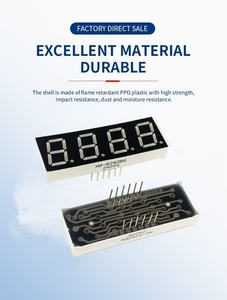 0,52-Zoll 7-Segment-Digitalanzeige 4-stellige LED mit hochwertiger, super heller, grüner Farbe für elektrische Produkte - Product Image 2