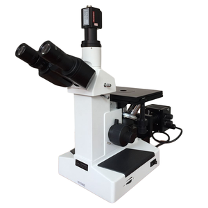 Microscopio metalúrgico de alta calidad 4XC-TV Microscopio metalográfico con cámara y software de análisis - Product Image 2