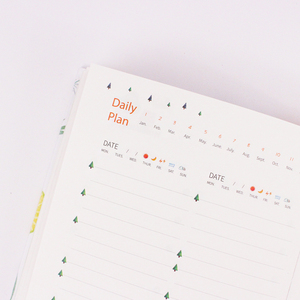 LABON 365 Planner Agenda Notebook colorato pagina interna illustrazione piano giornaliero annuale diario personalizzato Record vita regali di cancelleria - Product Image 5