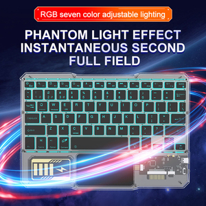 Factory Outlet Teclado retroiluminado portátil Touch Pad Teclado mecánico y teclado inalámbrico - Product Image 4