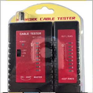 Professional Network Cable Tester Set with <strong>RJ45</strong>/RJ11 Tester for Lan Test Measuring Instrument <strong>BNC</strong> Tester - Product Image 1