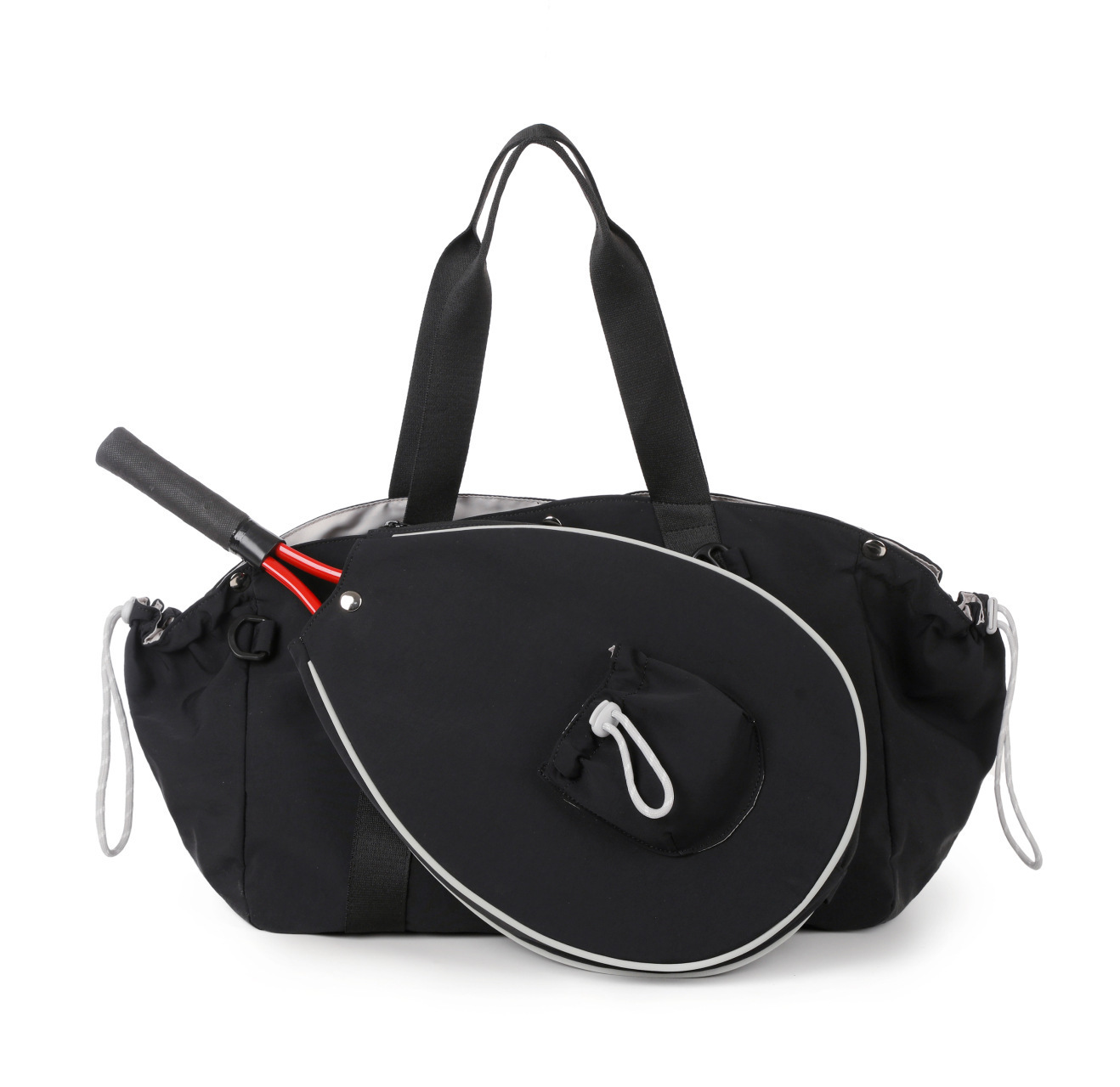 Raquette de badminton trompette noire