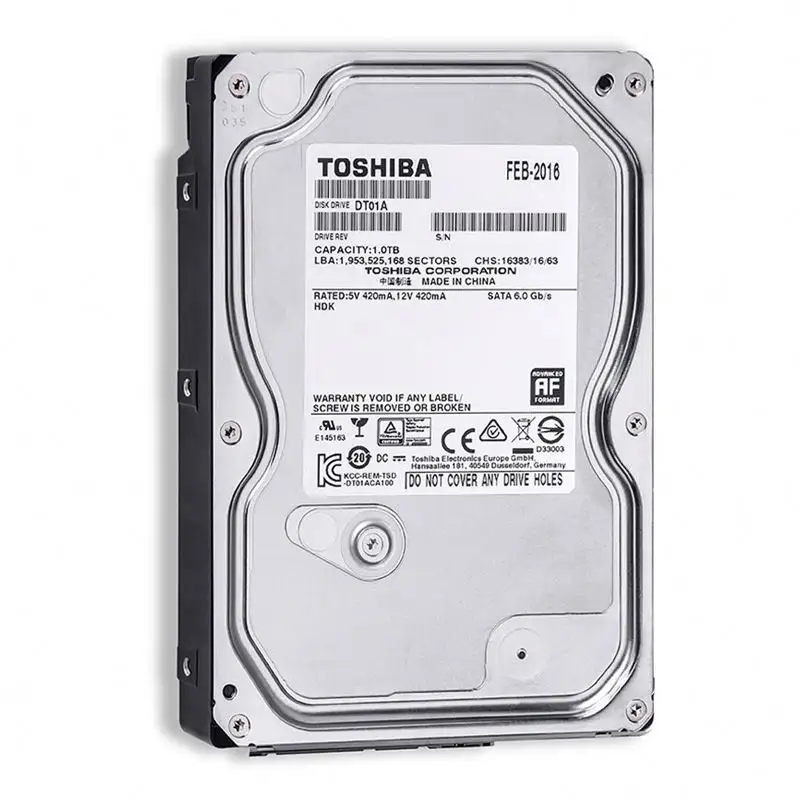 Mq01abd 100V Hdd Toshiba Intern Voor 1Tb 5400Rpm 128Mb Sata Nieuw En Origineel
