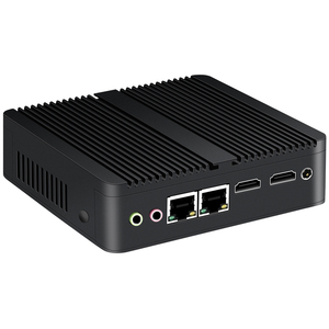 Portátil portátil de escritorio computadora en-tel Pen-tium N3700 Linux HTPC LAN Gigabit Dual HD puerto sin ventilador Barebone Mini PC - Product Image 3