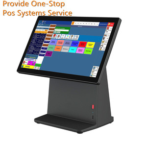 Win10 pro /IOT 2/4/8GB сенсорный двойной экран Windows Pos система с принтером Bluetooth