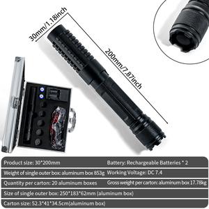 Stylo pointeur <span class=keywords><strong>laser</strong></span> bleu pour un ciblage précis avec batterie rechargeable, idéal pour une utilisation extérieure et professionnelle - Product Image 3