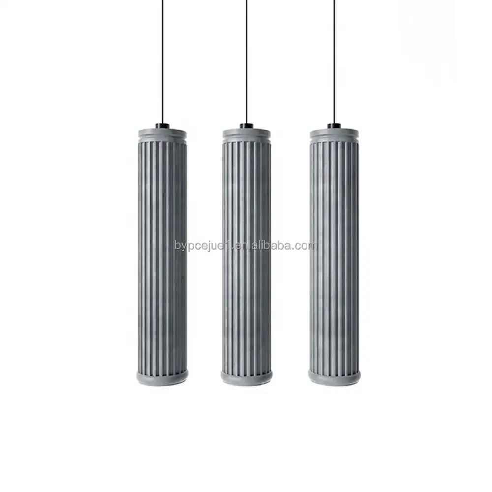 Lampadario lungo moderno in cemento lampade di lusso lampadari soffitto produttore luce da pranzo per la casa e l'ufficio cina