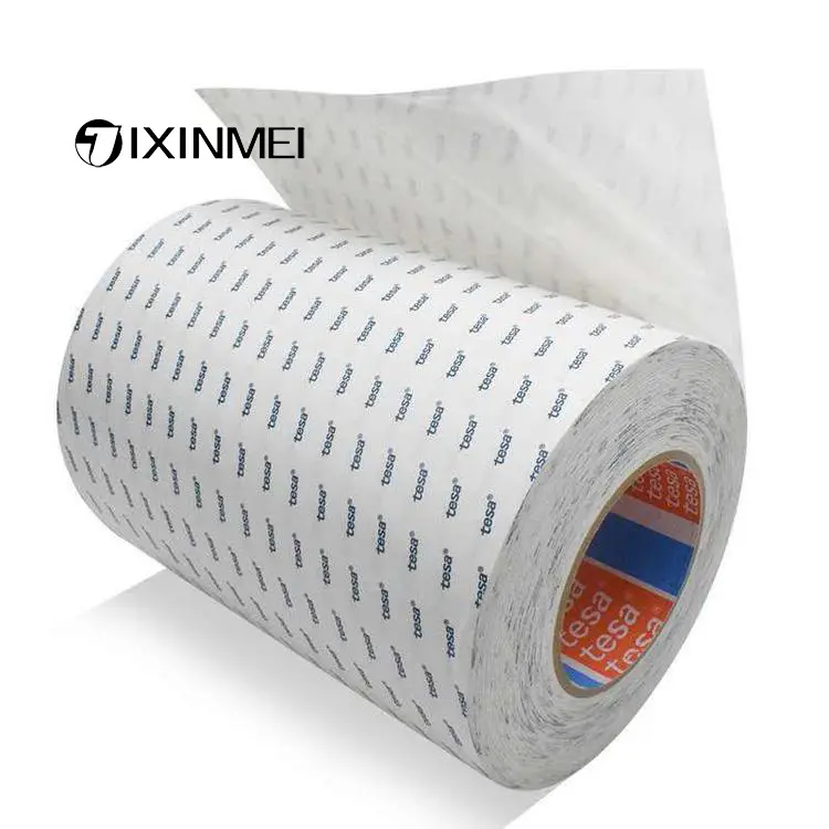 Tesa tesa60996 cinta de algodón de doble cara semitransparente no tejida para fijación de placa de identificación decorativa