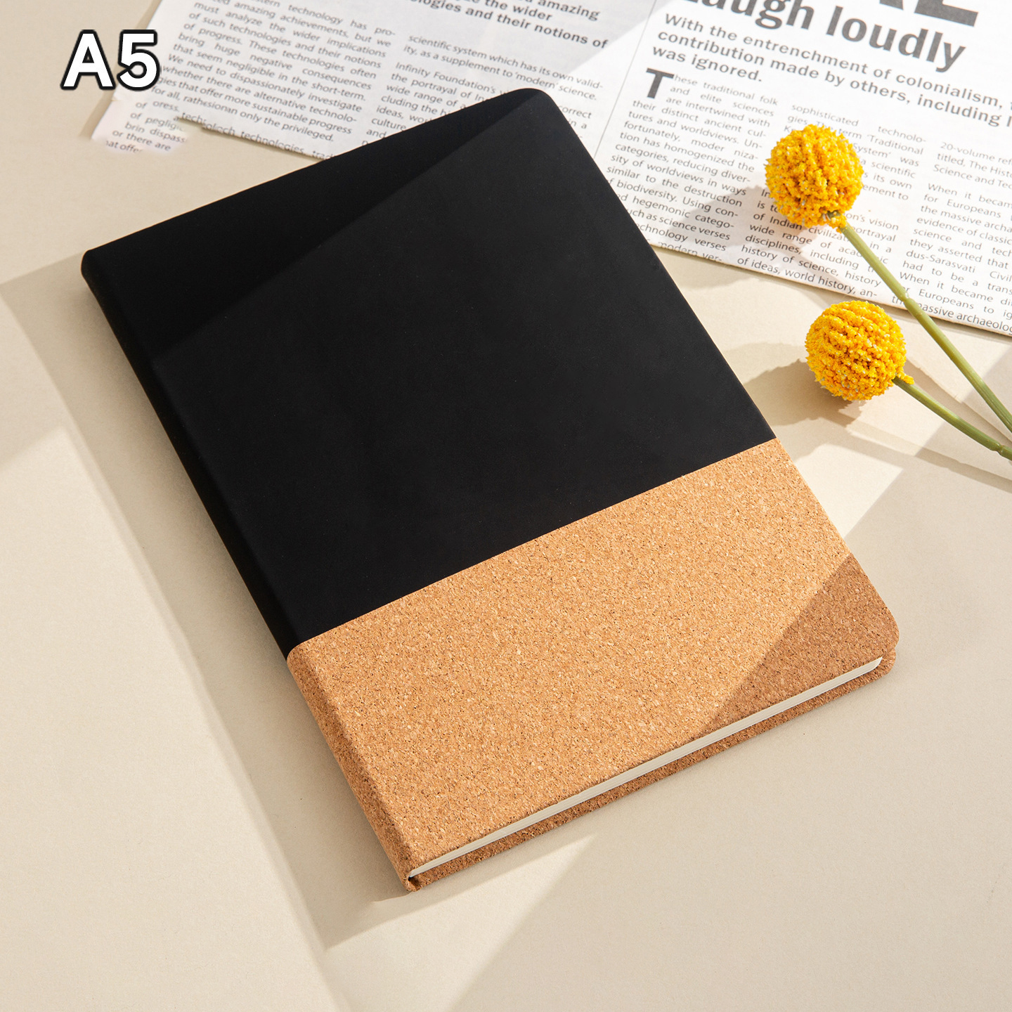 Black notebook