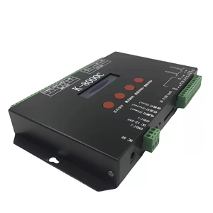 Светодиодный пиксельный контроллер K-8000C оригинальный ws2812 K8000C SPI 1024 пикселей программируемый DMX512 ws2811 SD карта пикселей светодиодный контроллер - Product Image 2
