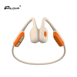 ALOVAIPX6ネックバンド骨伝導ヘッドセットオープンイヤーワイヤレスBluetoothイヤホン防水ヘッドフォンフック付き
