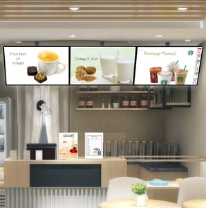 Özel asılı destek tüpü manyetik LED menü paneli tavan sabitleme ışık kutusu poster çerçevesi restoran için - Product Image 4