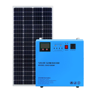 500w Wechsel richter Pwm Laderegler Off Grid Solarstrom generators ystem für zu Hause mit LCD-Display - Product Image 1