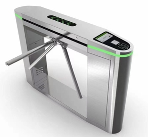 Hochsicherheits-Gesichts erkennungs karte Stativ Drehkreuz Fitness studio Bürogebäude Tor Edelstahl-Zugangs kontroll system - Product Image 1