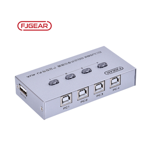 FJ-4UA interruttore USB 4 porte FJGear Small Pack tastiera/pulsante Hotkey supporta convertitori splitter Video 480Mbps - Product Image 1