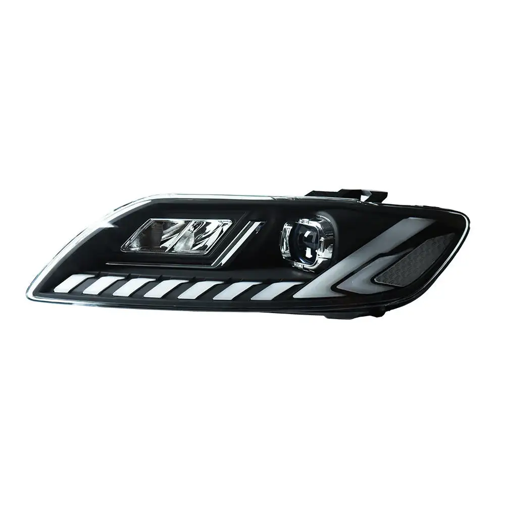 Feux de voiture pour Audi Q7 Phare à LED 2007-2016 Lentille de projecteur Lampe frontale Signal dynamique Animation Accessoires automobiles