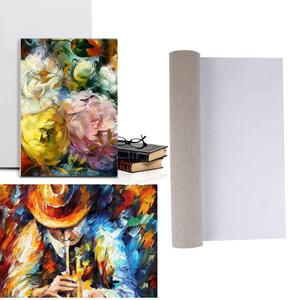 Sơn lót tinh khiết Bông sơn vải cuộn nghệ sĩ vẽ tranh vải <span class=keywords><strong>320cm</strong></span> chiều rộng lớn chiều cao 100% bông nghệ thuật vải - Product Image 6