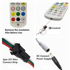 Новый беспроводной контроллер светодиодной ленты DC5-24V 24key ИК-пульт дистанционного управления смарт-приложение пикселей диммер контроллер для WS2812B WS2811 LED пиксель полосы светодиодный модуль
