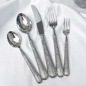 Cutlery Stainless Steel <strong>Flatware</strong> Set Food Grade <strong>Cheap</strong> Utensil Dishwasher Safe