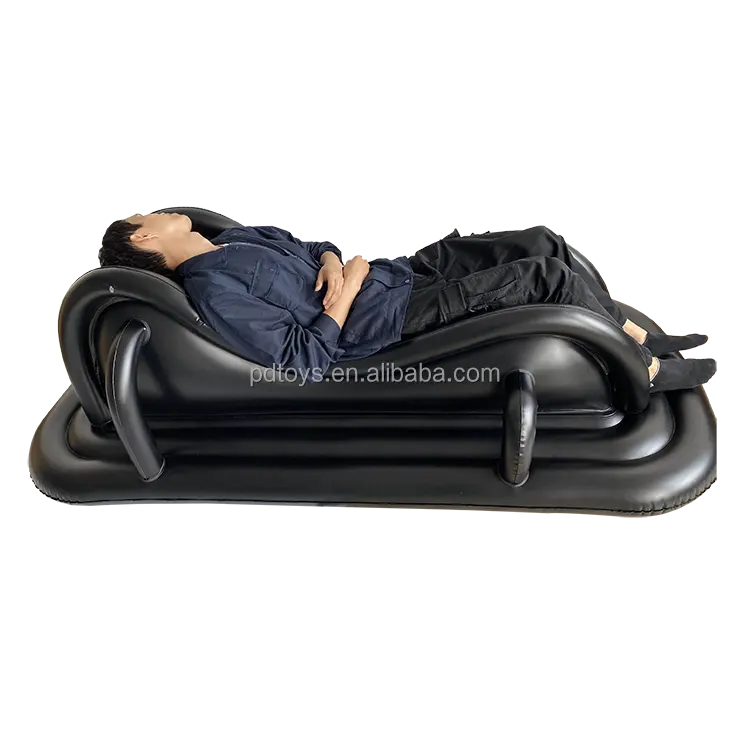 Astm पीवीसी एस आकार हवा inflatable महंगा सोफे