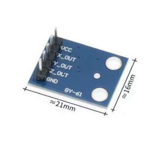 Módulo ADXL335 de 3 ejes, sensor de ángulo de gravedad digital, módulo de ángulo de inclinación, ADXL335, 1 de 2/2 - Product Image 2
