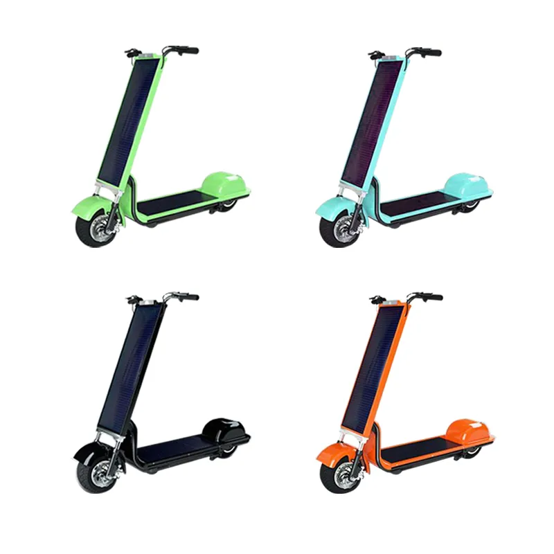 New electric mobility scooter Power Scooter Solar panel charging solar scooter Waterproof