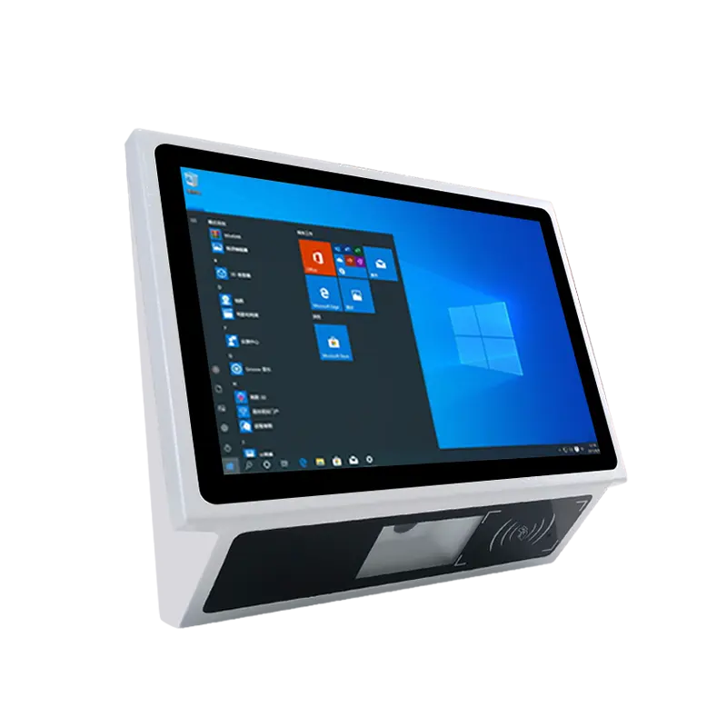 Novo Windows 10.1 Caixa Registradora Desktop Pos Sistemas Terminal Touch Screen Pos Máquina 10 polegadas Android Restaurante biblioteca