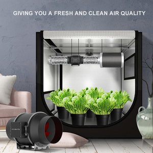 KCVENTS Hydroponics 110V 220V 6 "Pulgadas PWM Ventilador de conducto EC de bajo ruido con sensor de temperatura y humedad - Product Image 6