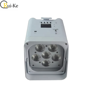 6*18W RGBWAUV Battery akülü Uplight <span class=keywords><strong>LED</strong></span> Par ışık