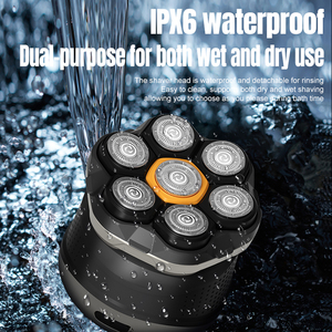 Lanumi FK-8801 IPX6 Водонепроницаемая мужская электробритва 1400 мАч 8500 об/мин Вращающаяся бритва 7D магнитная головка лезвия для лысых мужчин - Product Image 4