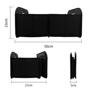 Gövde araba kargo depolama organizatörler konteyner araba suv oto büyük boy katlanabilir koltuk için katlanabilir saklama kutusu organizatör - Product Image 4