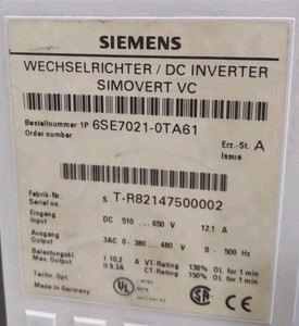 Controlador de programación PLC nuevo y Original Plc 6SE70210TA61 Inverter Loc1C12 - Product Image 2