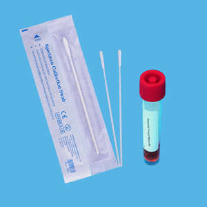Tıbbi tek kullanımlık faringeal steril fiziksel kırma antijen testi toplama boğaz Swab naylon floklu örnekleme burun çubuğu - Product Image 2