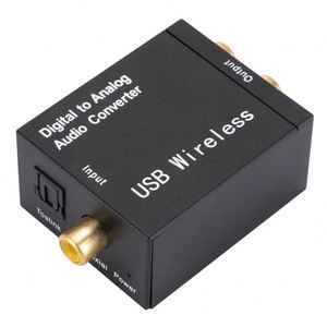 Digital to <strong>Analog</strong> Audio Converter Support Blue-tooth Optical Fiber Toslink Coaxial Signal to RCA R/L Audio Decoder SPDIF DAC - Product Image 4