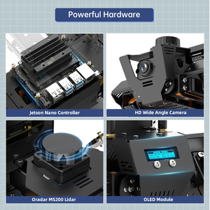 Hiwonder ROSpugインテリジェント電気機械四脚ロボットSTEMおもちゃパイソンプログラミング教育スマートロボット犬 - Product Image 3