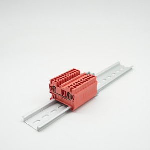 Top Contact Push-in Technology <strong>Double</strong> Level Through <strong>Spring</strong> Cage Din Rail <strong>Terminal</strong> <strong>Block</strong> - Product Image 5
