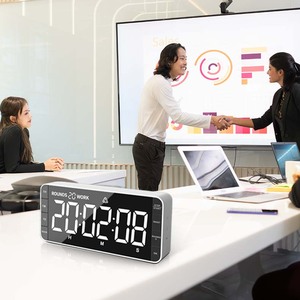 Großbild-Countdown-Timer für Besprechungen und Präsentationen Einfach zu lesende LED-Anzeige Batterie betriebener Klassen zimmer-Timer - Product Image 4