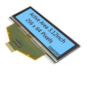 OledディスプレイパネルグレーブルーI2CSPIパラレルインターフェイスSsd13221.51/1.5424ピンPmoledOledスクリーン256X641/64デューティ3.12インチ - Product Image 1