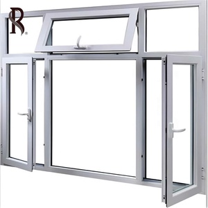 Ventanas de toldo de doble vidrio personalizadas en aumento, ventana corredera ciega de aluminio con persiana integrada - Product Image 4