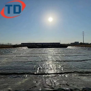 Aquacultures bambu kök bariyer LDPE LLDPE geomembran tankları baraj Liner için HDPE 500 mikron 1000 mikron Geomembranas - Product Image 1