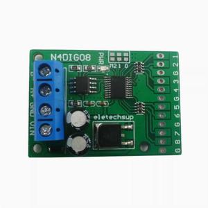 N4DIG08 8CH ingresso/uscita UART RS485 Modbus RTU Controller modulo di espansione PLC - Product Image 1