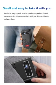 PaihaoC900 Projector Mini Portable 8000mAh Power Bank Outdoor 4K Support Projector with <strong>Android</strong> 3D WiFi and Bluetooth Speaker - Product Image 2
