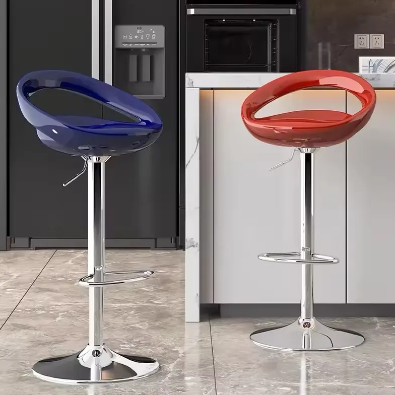 Popular chair cheap price bar furniture reception counter colorful abs plastic bar stool swivel