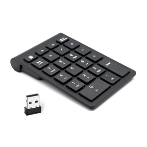 Teclado numérico inalámbrico portátil de 2,4 GHz para Contabilidad Financiera, teclado numérico, 22 teclas, teclado numérico para ordenador portátil, PC de escritorio - Product Image 1