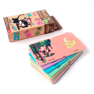 กระดาษการ์ดเกมสำหรับเด็กแฟลชการ์ดความรู้ความเข้าใจอุปกรณ์การศึกษาปฐมวัย - Product Image 3