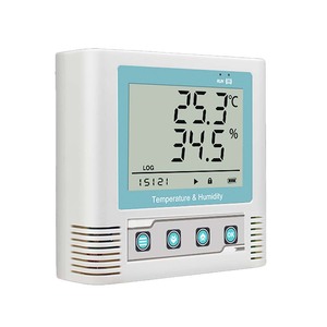 Registrador de datos inteligente de temperatura en tiempo real RH Registrador de datos de temperatura y humedad digital LCD - Product Image 1
