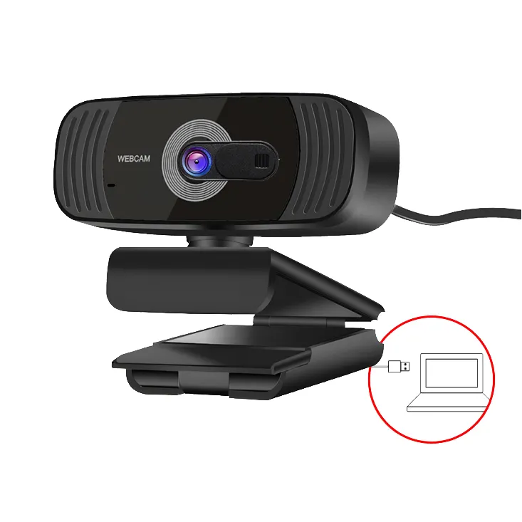 2K HD CE ROHS 2K HD PC Gaming Webcam 100% Genius Webcam 1440P Qualité Ordinateur Autofocus Webcam Avec Micro Camara 4K skype/live