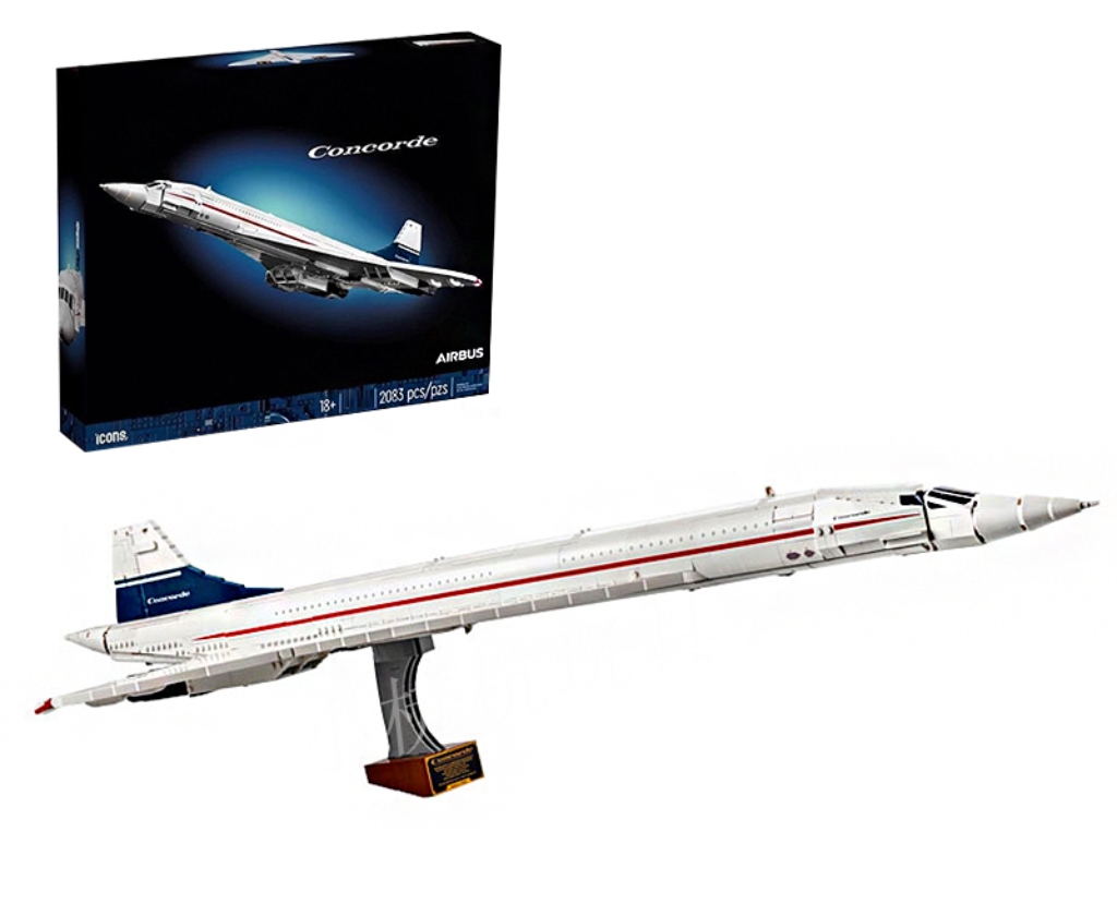 Concorde sin ensamblar