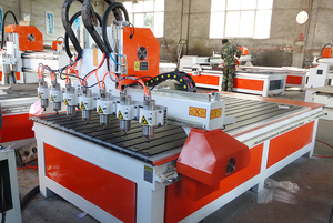 Multifunctional 8 Head Woodworking Carpentry Machines <strong>Multi</strong> Head <strong>Rotary</strong> Wood 4 Axis 3d <strong>Cnc</strong> <strong>Router</strong> with Cheap Price - Product Image 4