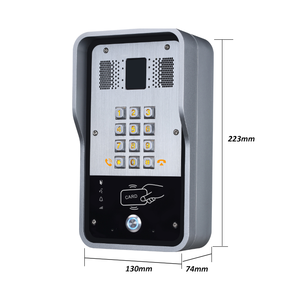 IP Intercom Tür Telefon Tor Zugangs kontrolle Freisprech-Telefon IP65 und IK10 Wasserdichte industrielle Gegensprechanlage - Product Image 5